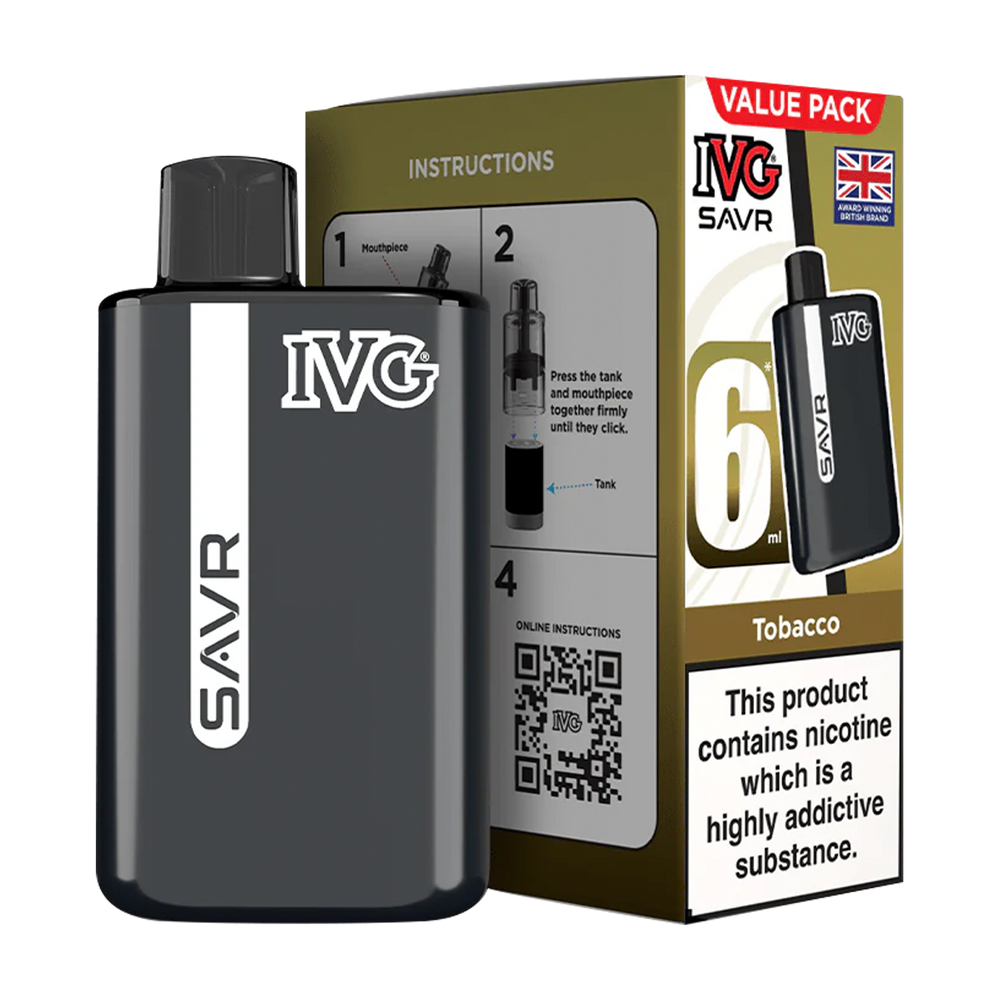 IVG SAVR Vape Kit tobacco
