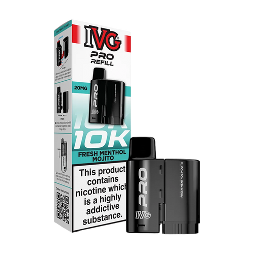 ivg pro 12 refill fresh menthol mojito 20mg