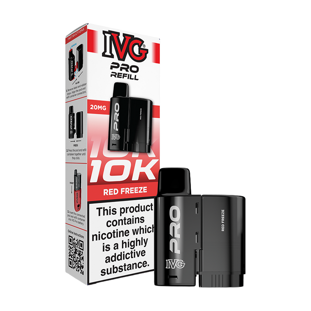 ivg pro 12 refill red freeze