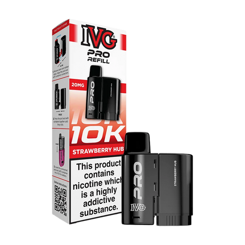 ivg pro 12 refill strawberry hub 20mg