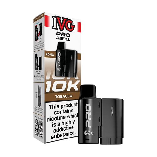 ivg pro 12 refill tobacco 20mg