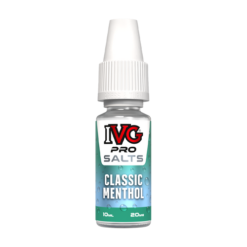 ivg pro salts 10ml classic menthol
