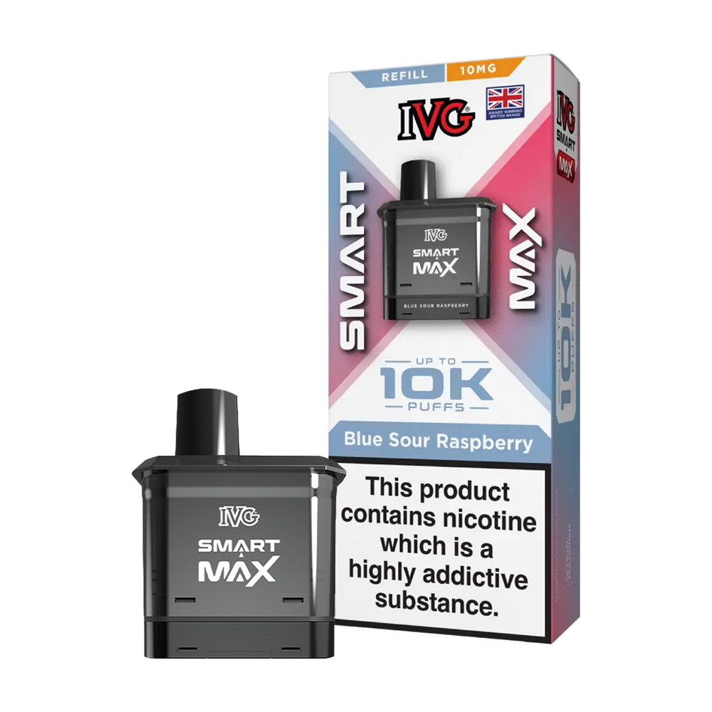 Blue Sour Raspberry IVG Smart Max Refill Pack