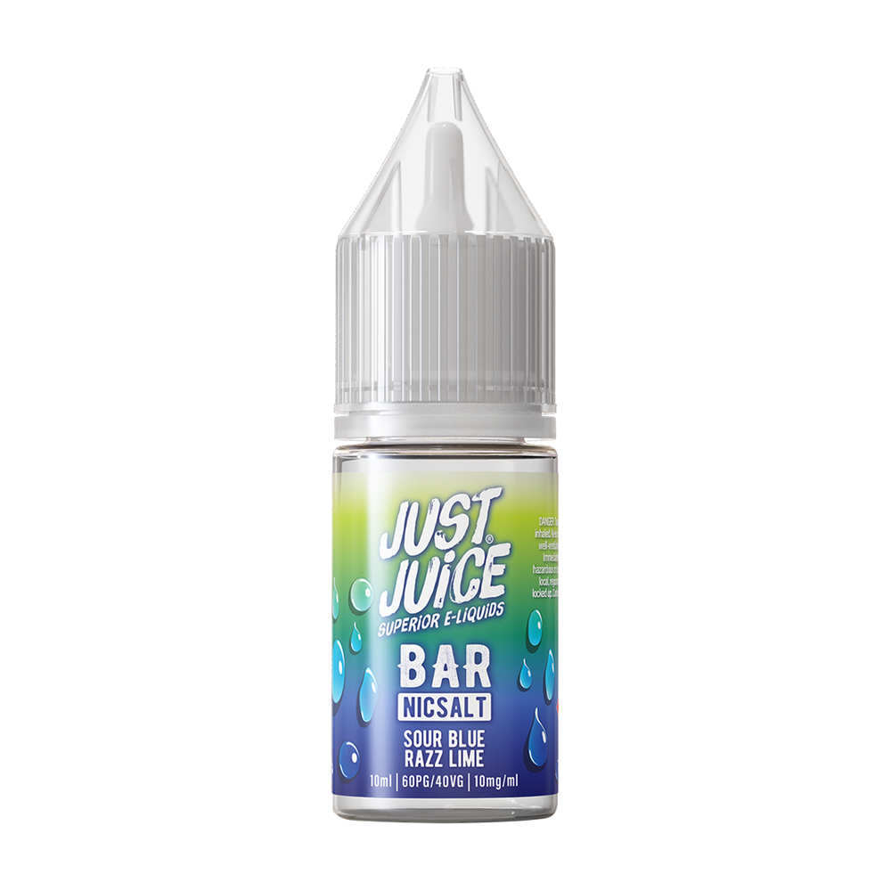 Sour Blue Razz Lime Nic Salt by Just Juice Bar 10mg