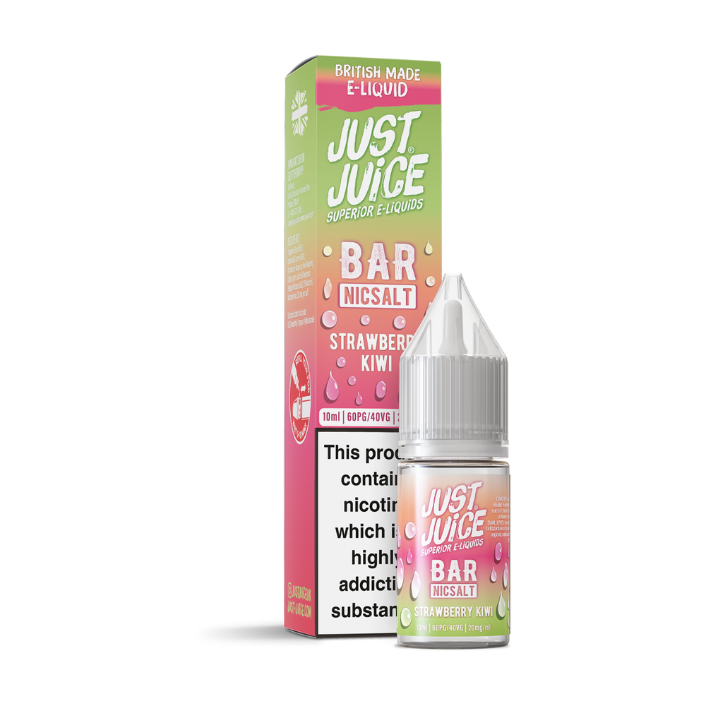Strawberry & Kiwi Bar Nic Salt by Just Juice