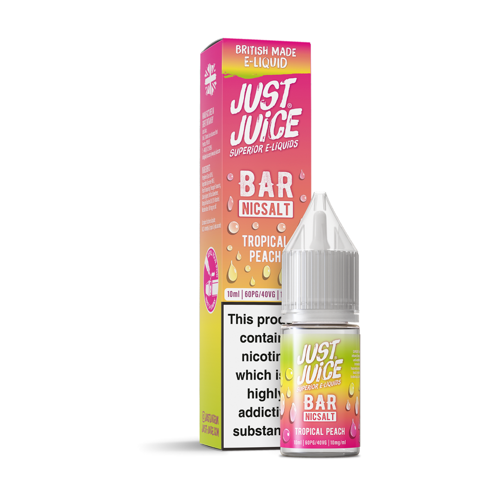 just juice bar tropical peach 10mg box uk