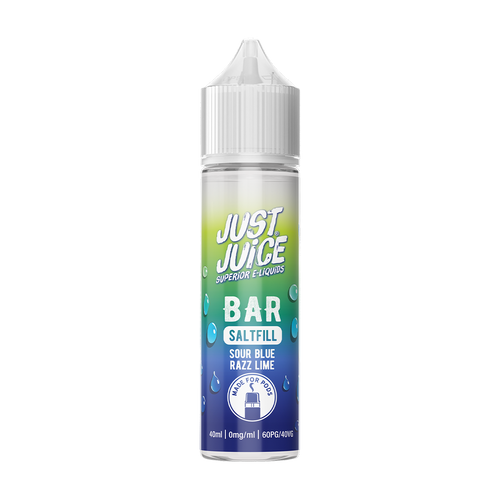 just juice bar sour blue razz lime saltfill 40ml