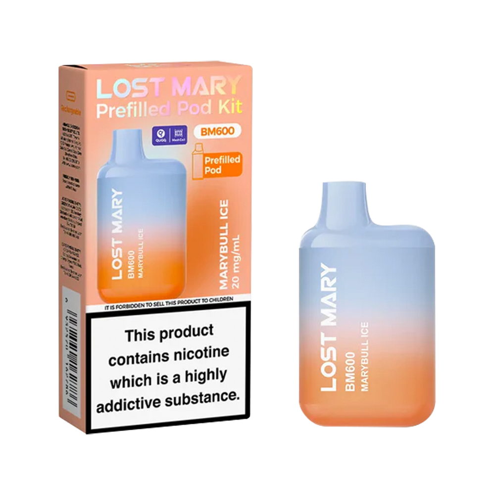 Lost Mary BM600 Prefilled Pod Kit - Prefilled Vape Kit Vapemate Lost Mary BM600 Prefilled Pod Kit - Prefilled Vape Kit Vapemate