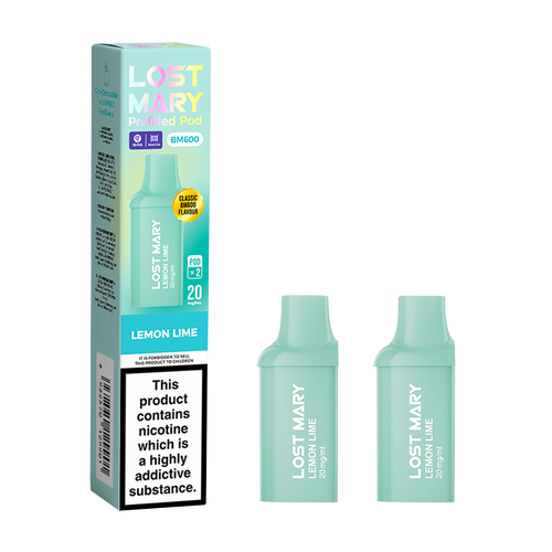 lost mary bm600 pods lemon lime