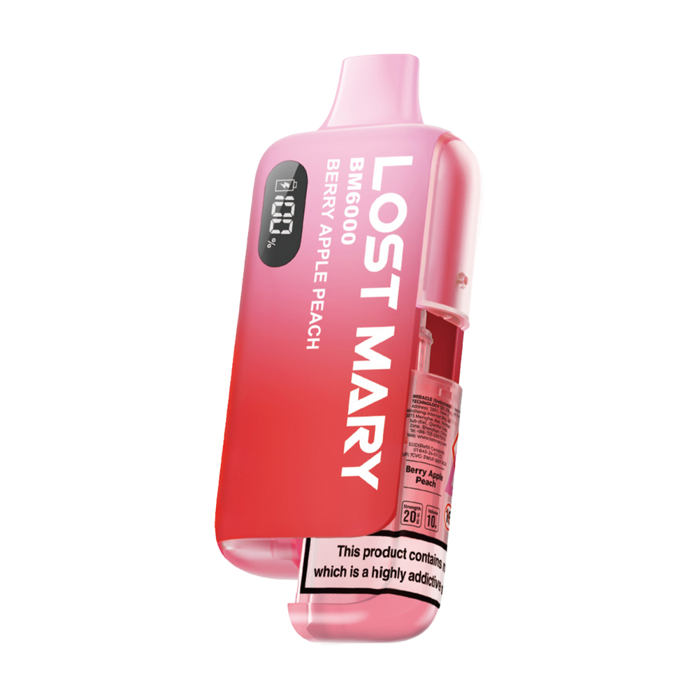 Lost Mary BM6000 Vape Kit berry apple peach