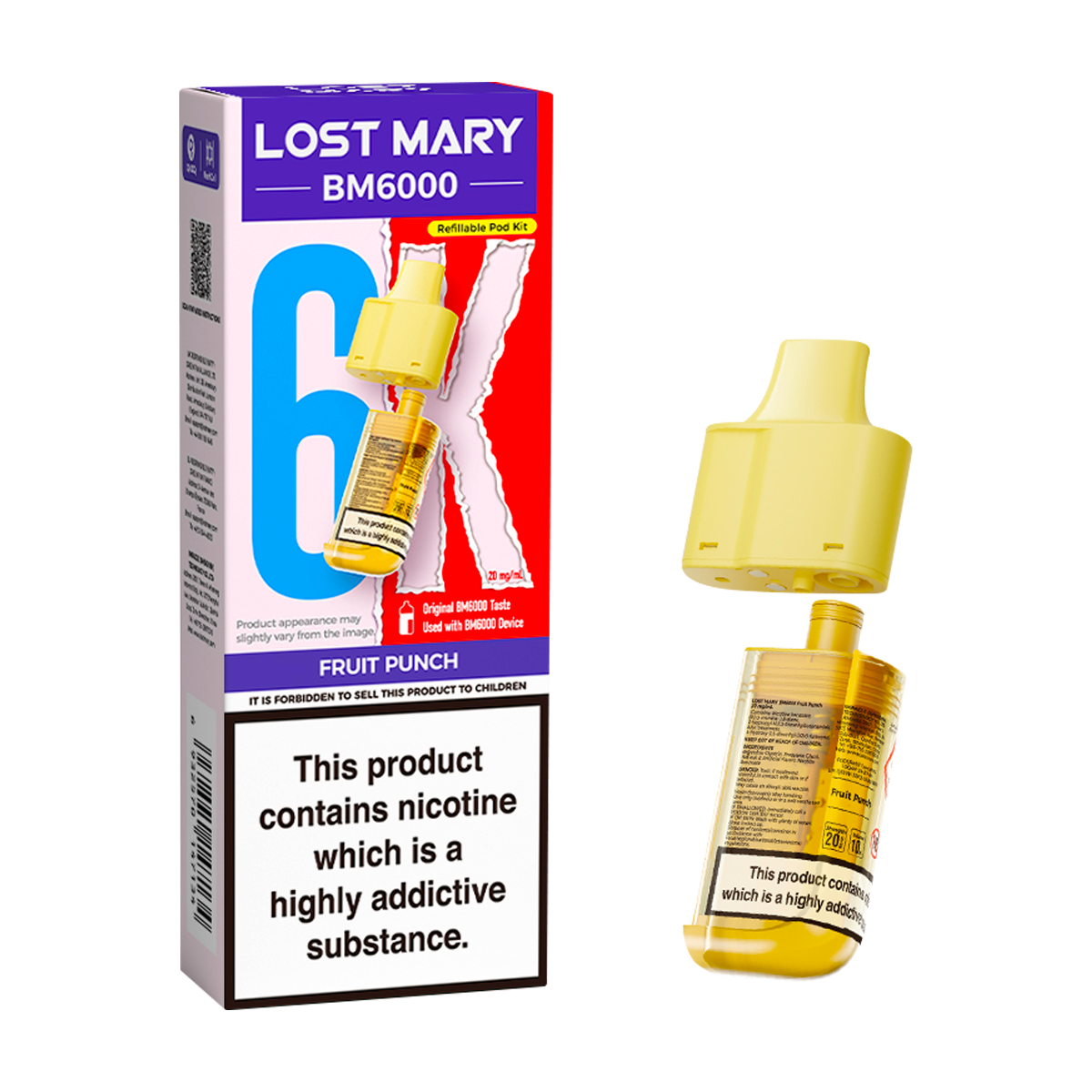 can i refill my lost mary bm6000 Lost Mary BM6000 Prefilled Pod Kit