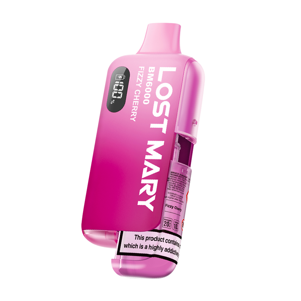 Lost Mary BM6000 Vape Kit fizzy cherry