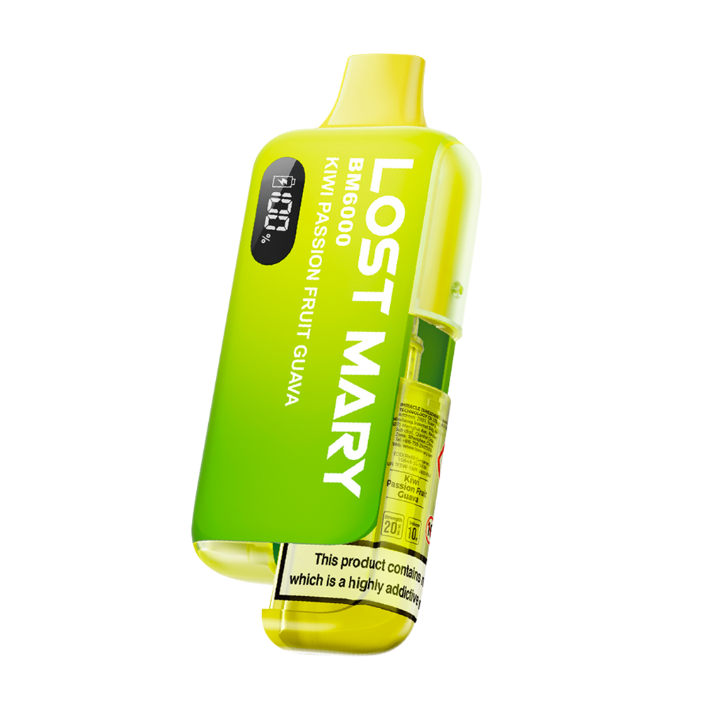 Lost Mary BM6000 Vape Kit kiwi passionfruit guava