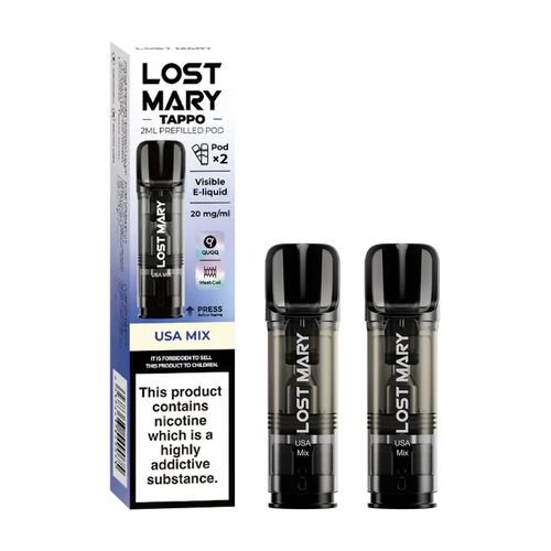 lost mary tappo pods pack of 2 usa mix new