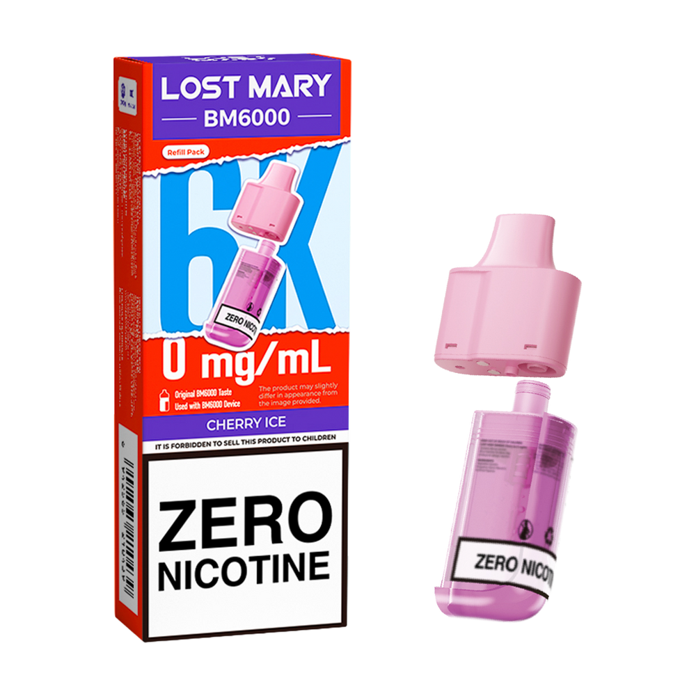 Cherry Ice Lost Mary BM6000 Refill Pack 0mg