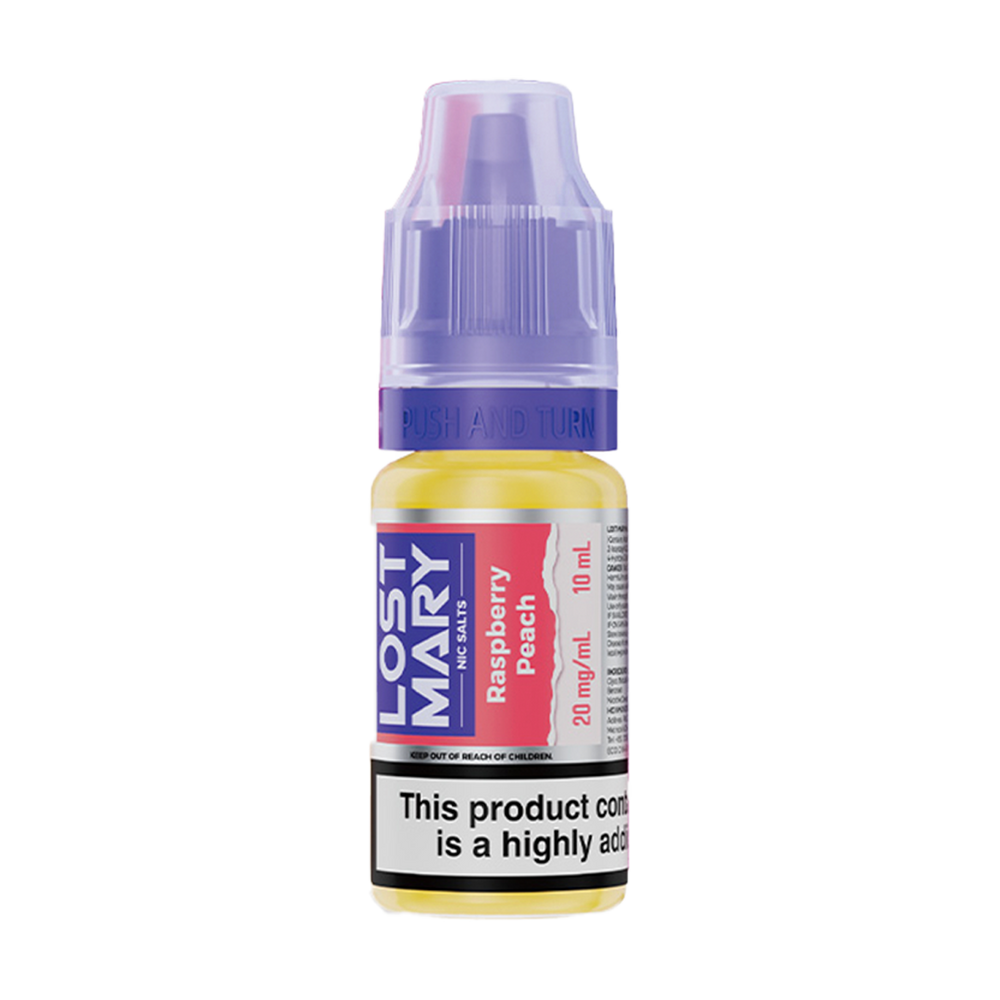lost mary nic salts raspberry peach
