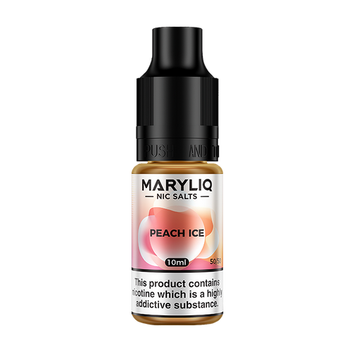 maryliq nic salts peach ice 10ml