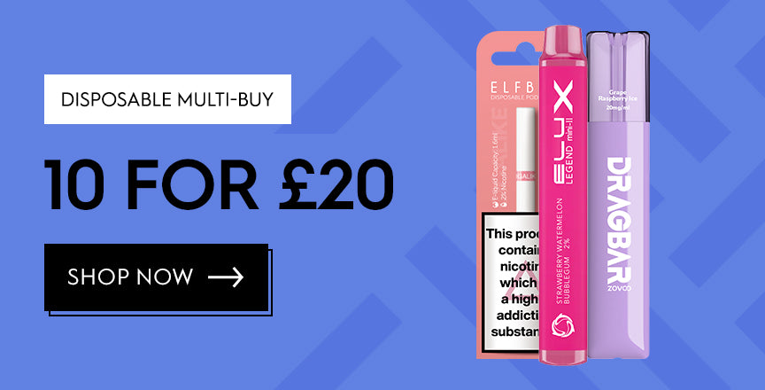 10 For £20 Disposable Vapes