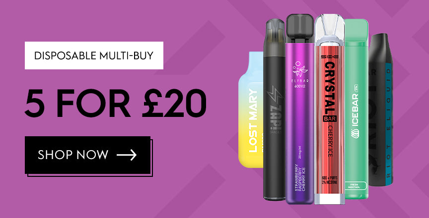 5 For £20 Disposable Vapes