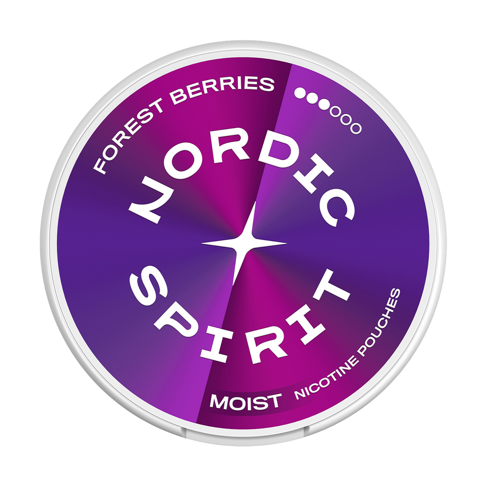 Forest Berries Nordic Spirit Nicotine Pouches forest berries strong