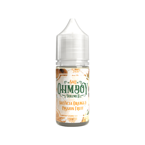 ohm boy volume ii salt valencia orange passion fruit 10ml