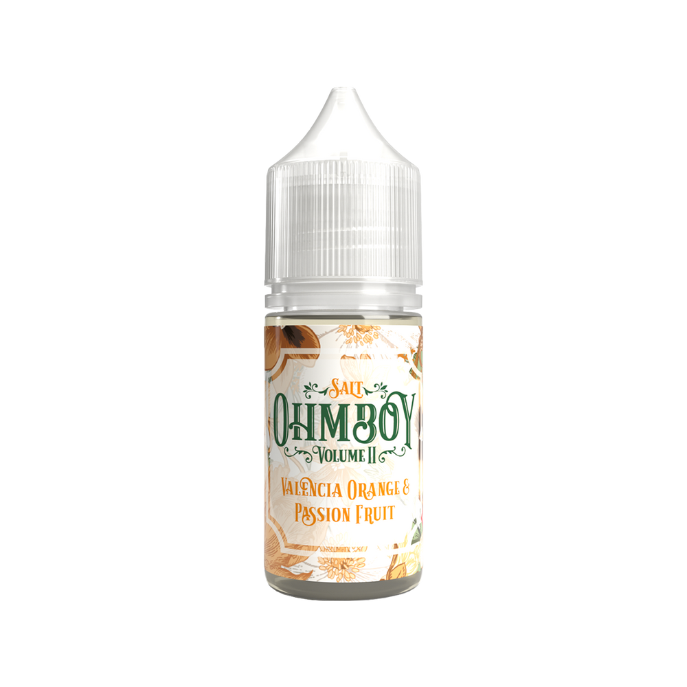 ohm boy volume ii salt valencia orange passion fruit 10ml