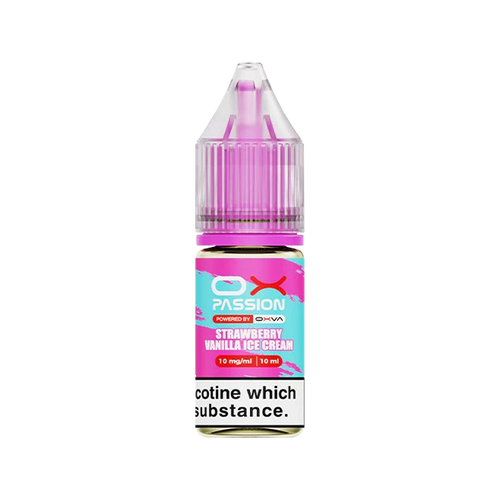 ox passion nic salt strawberry vanilla ice cream