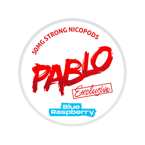 pablo exclusive nicotine pouches blue raspberry