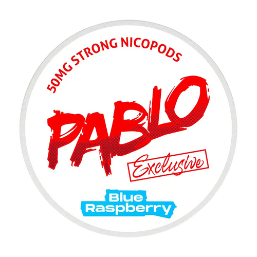 pablo exclusive nicotine pouches blue raspberry
