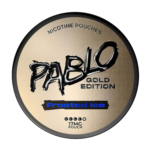 pablo exclusive nicotine pouches gold edition frosted ice