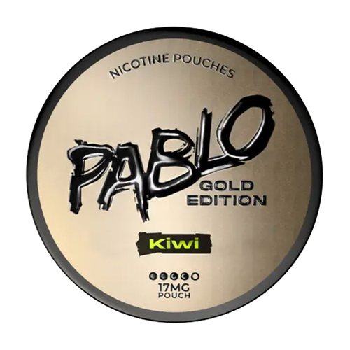 pablo exclusive nicotine pouches gold edition kiwi
