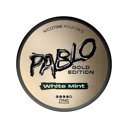 pablo exclusive nicotine pouches gold edition white mint
