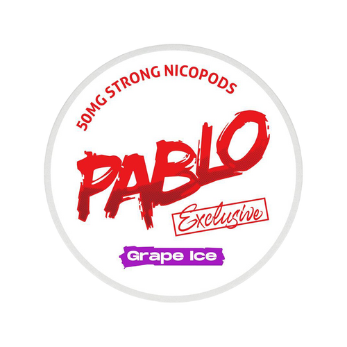 pablo exclusive nicotine pouches grape ice