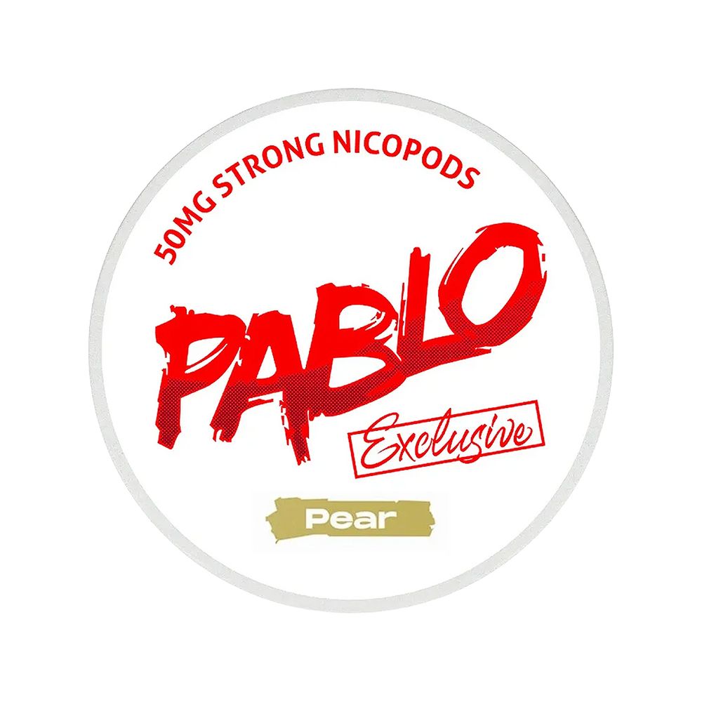 pablo exclusive nicotine pouches pear
