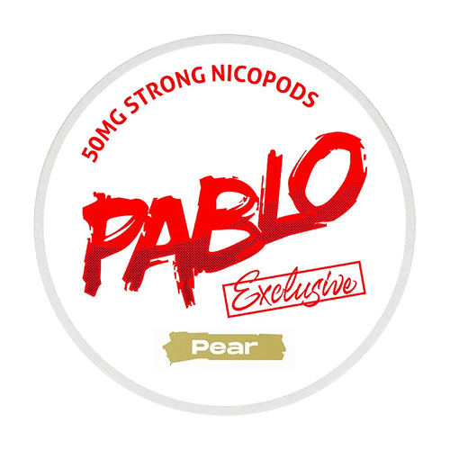 pablo exclusive nicotine pouches pear