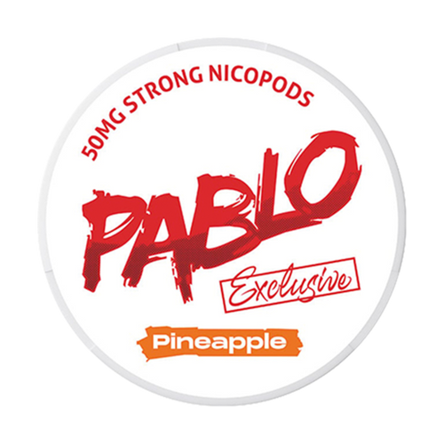pablo exclusive nicotine pouches pineapple