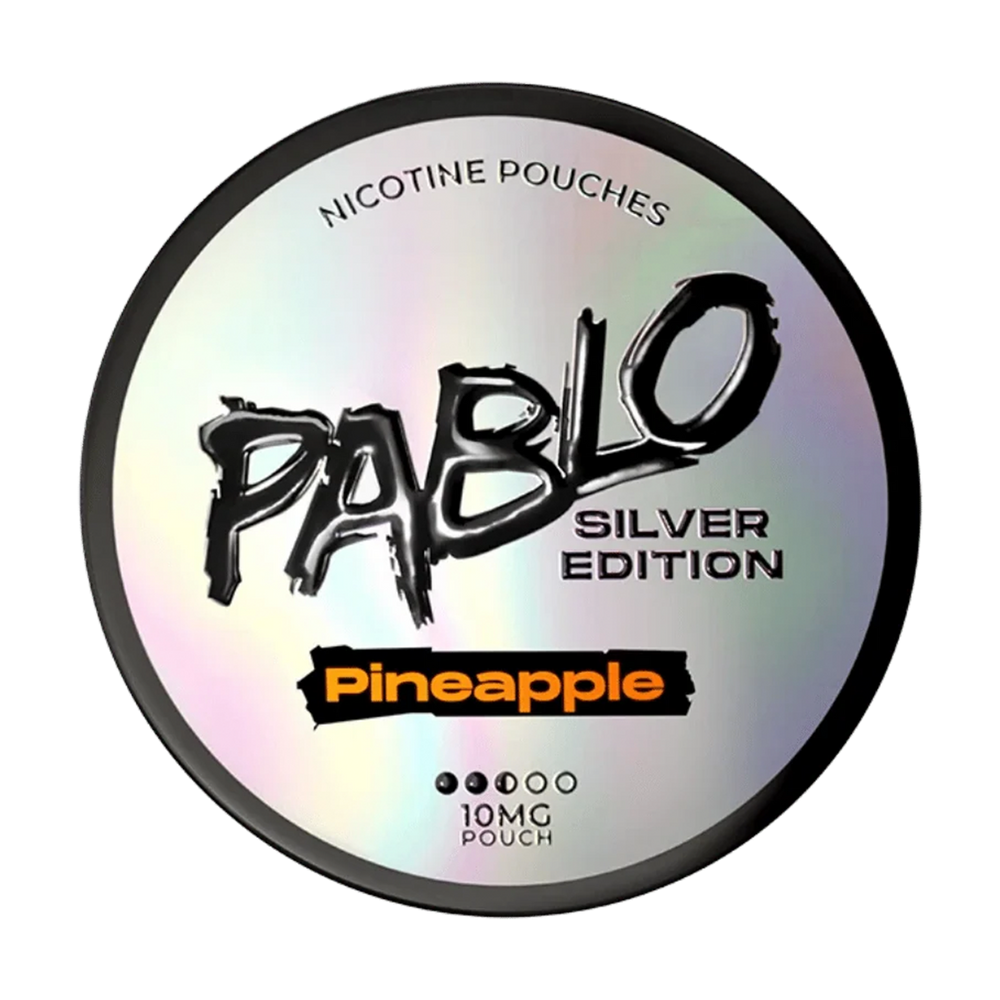 pablo nicotine pouches silver edition pineapple