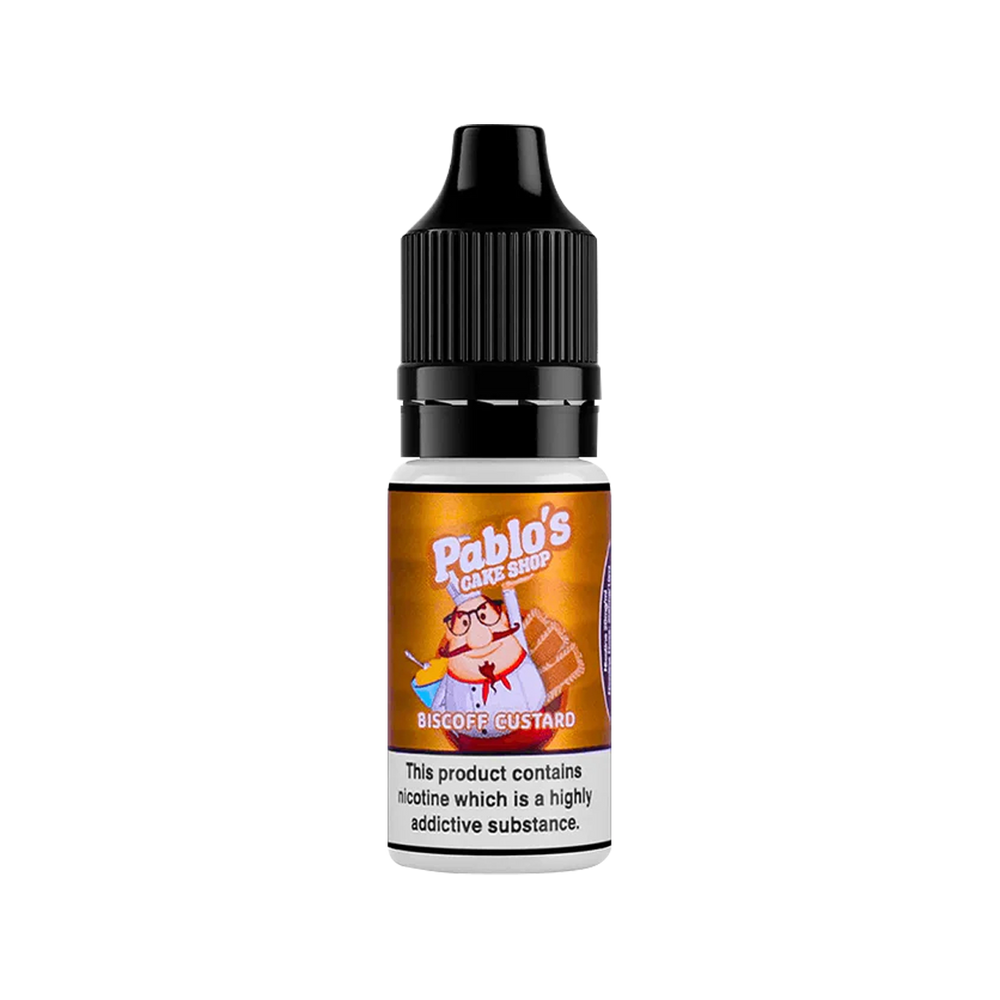 Biscoff Custard Nic Salt by Pablos Cake Shop