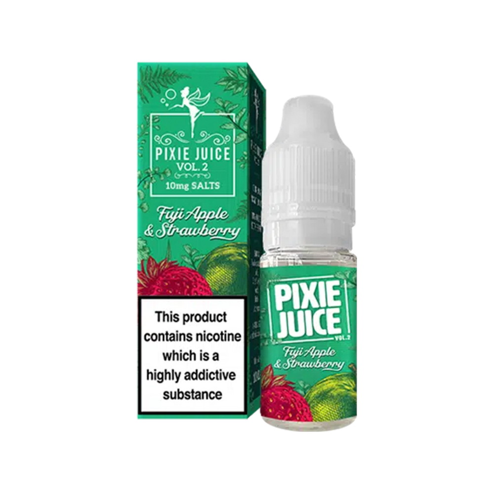 pixie juice v2 nic salt fuji apple strawberry
