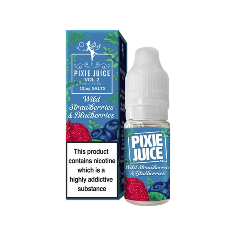 pixie juice v2 nic salt wild strawberries blueberries