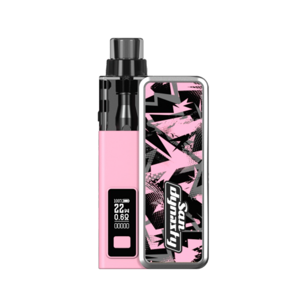 San Dynasty Pod Kit By Orca Vape X Gerobak baby pink