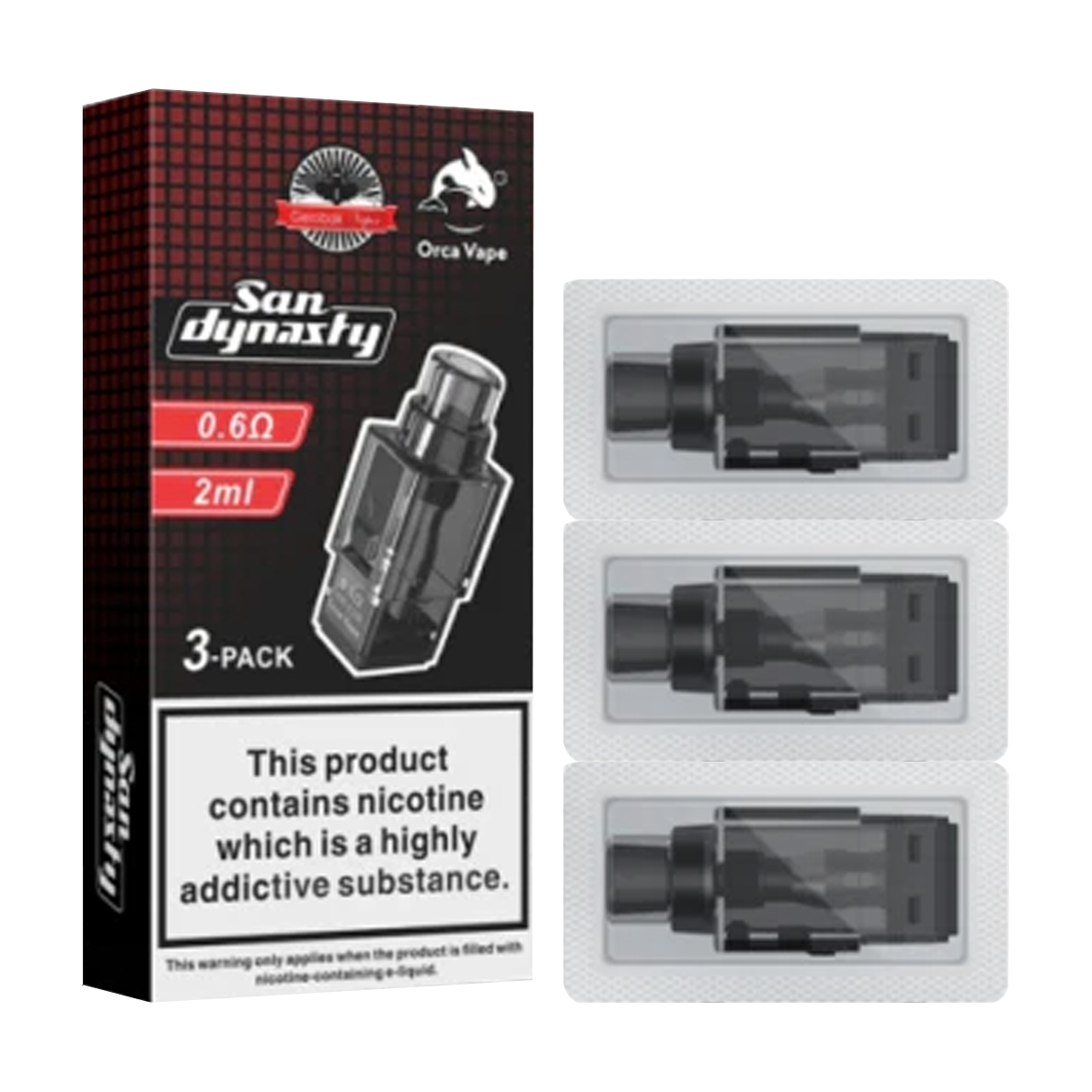 San Dynasty Pods By Orca Vape X Gerobak  Vapemate