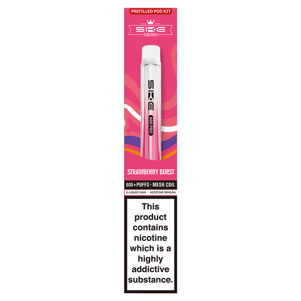 SKE 600 Pro Prefilled Pod Kit - Rechargeable & Eco-Friendly  Vapemate