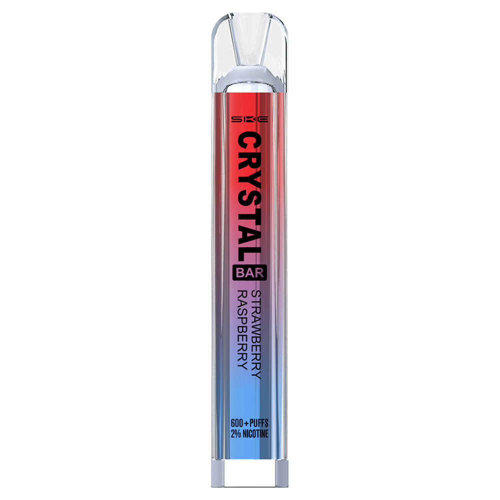 Strawberry Raspberry SKE Crystal Bar 600 Disposable Vape