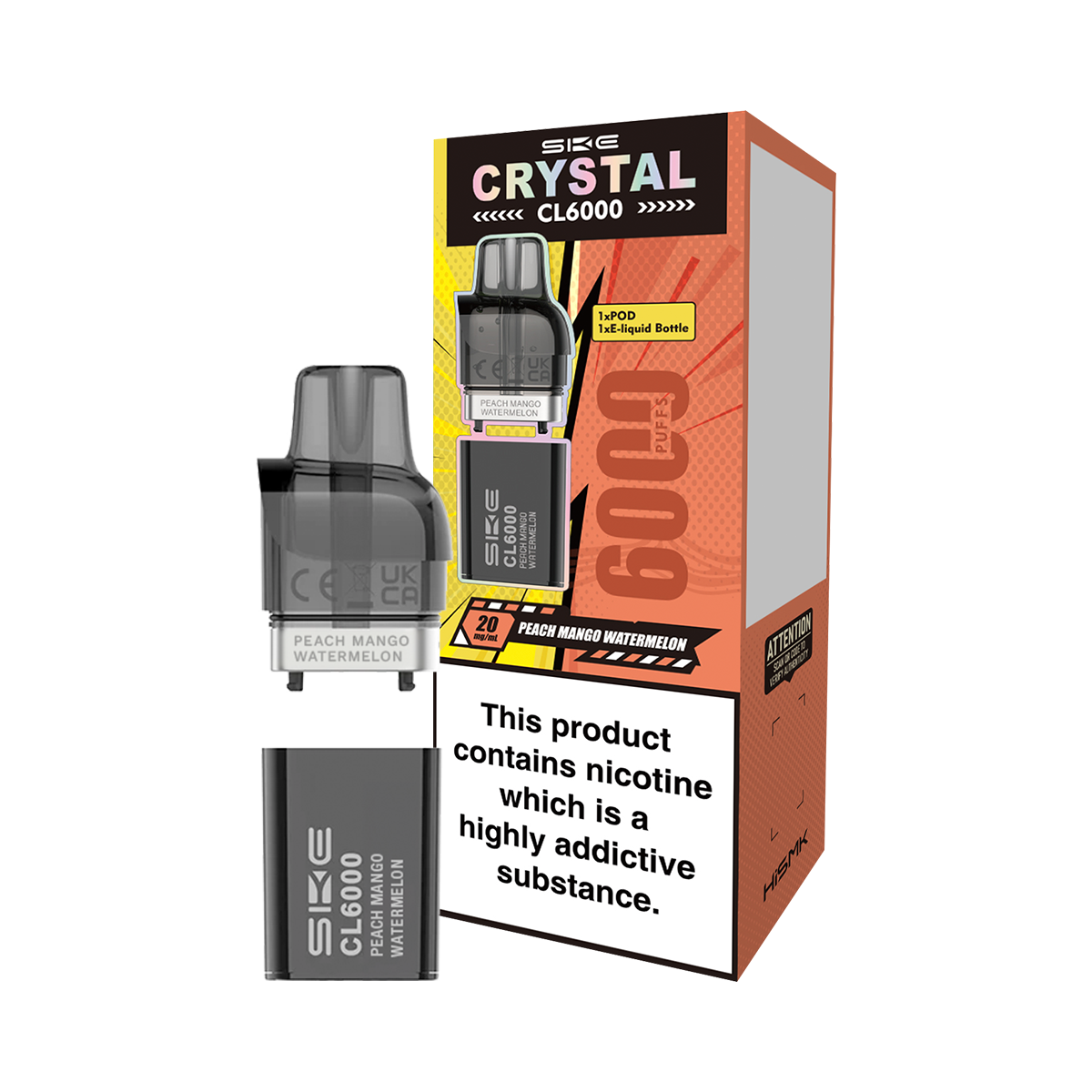 SKE Crystal CL6000 Big Puff Vape