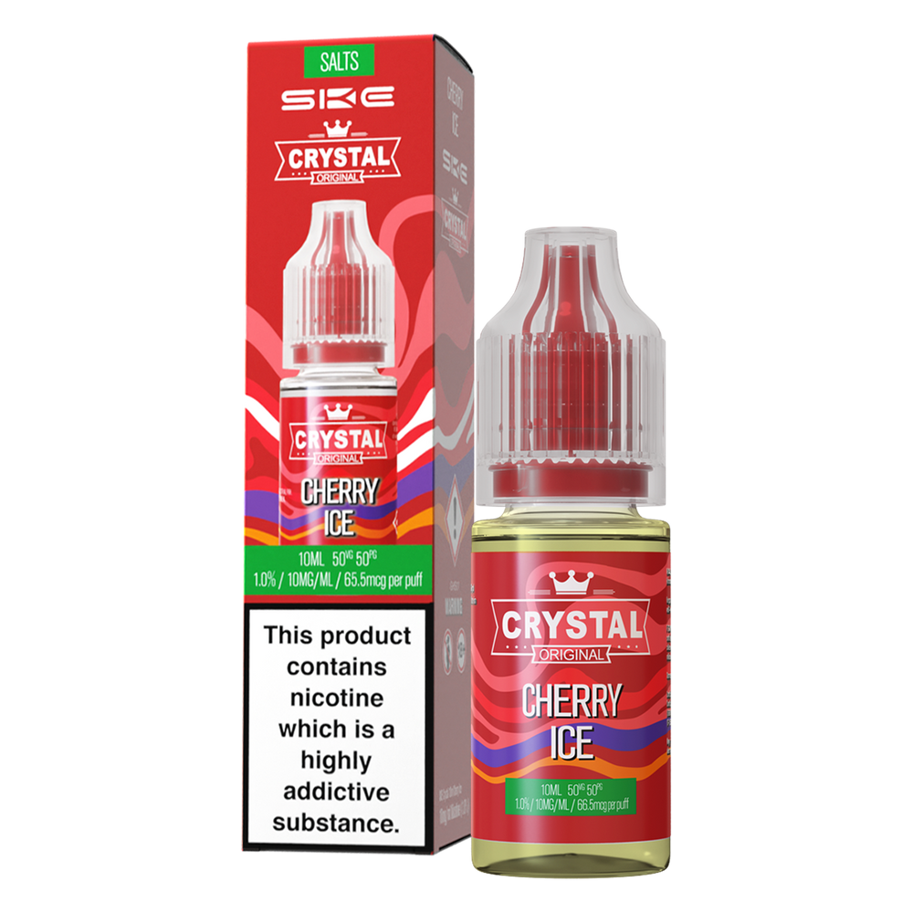 Cherry Ice Nic Salt by SKE Crystal 10ml 10mg