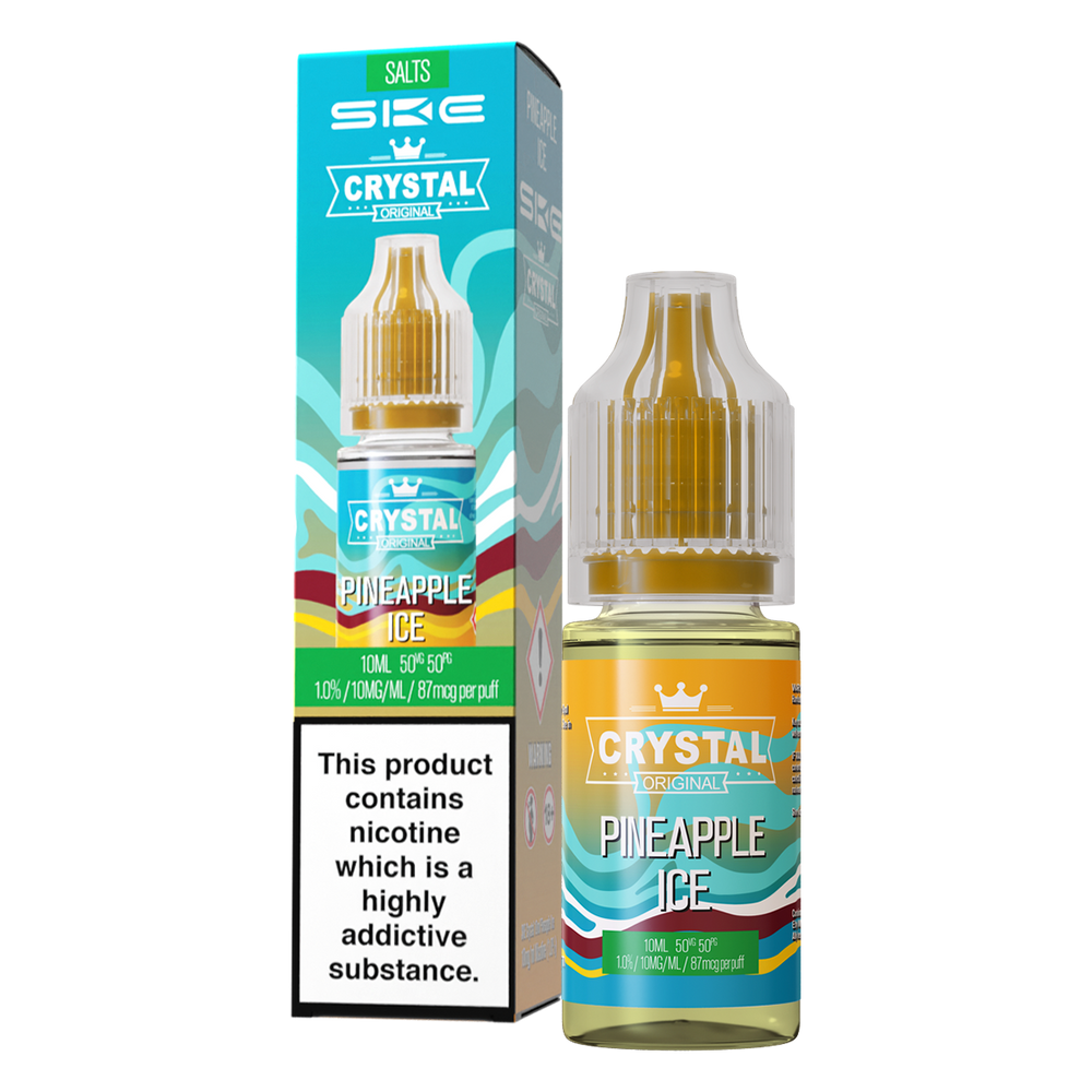 Pineapple Ice Nic Salt by SKE Crystal 10ml 10mg