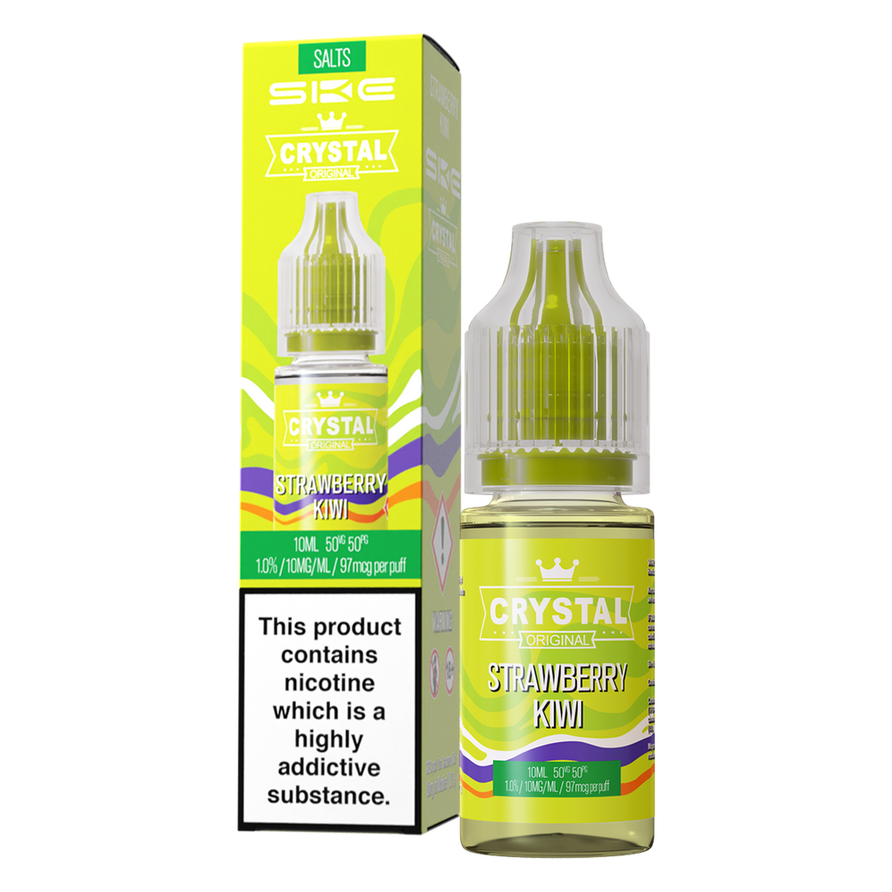 Strawberry Kiwi Nic Salt by SKE Crystal 10ml 10mg