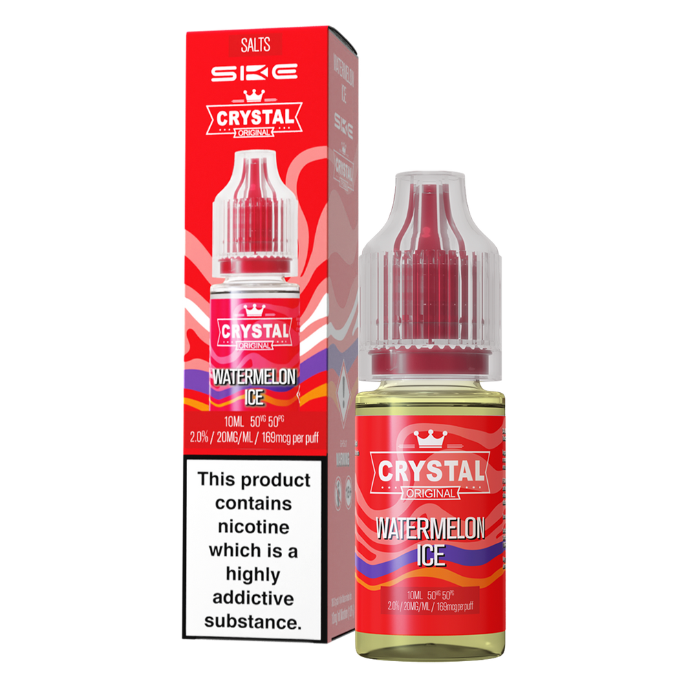 Watermelon Ice Nic Salt by SKE Crystal 10ml 20mg