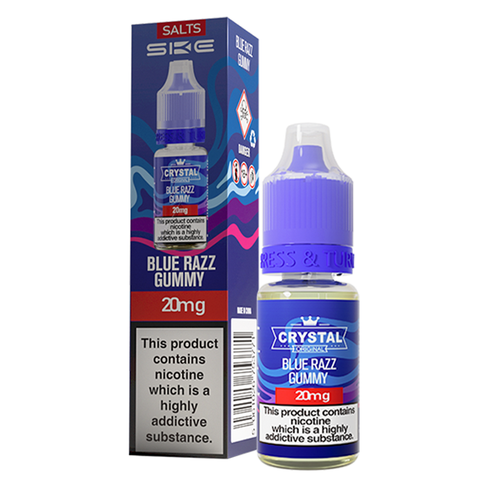 Blue Razz Gummy Nic Salt by SKE Crystal